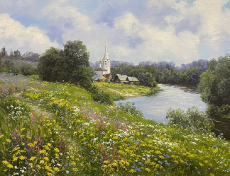 plotnikova_u_reki_k_vecheru
